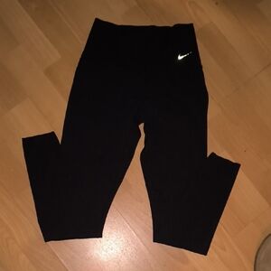 Nike | Black Leggings with Reflective Logo